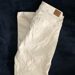 American Eagle outfitters white denim jeggings